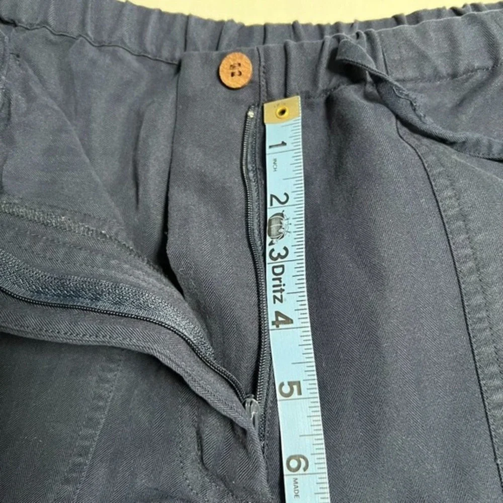 Havana‎ Jack Casual Wide Leg Lounge Pants Navy Size SM Drawstring Beachwear